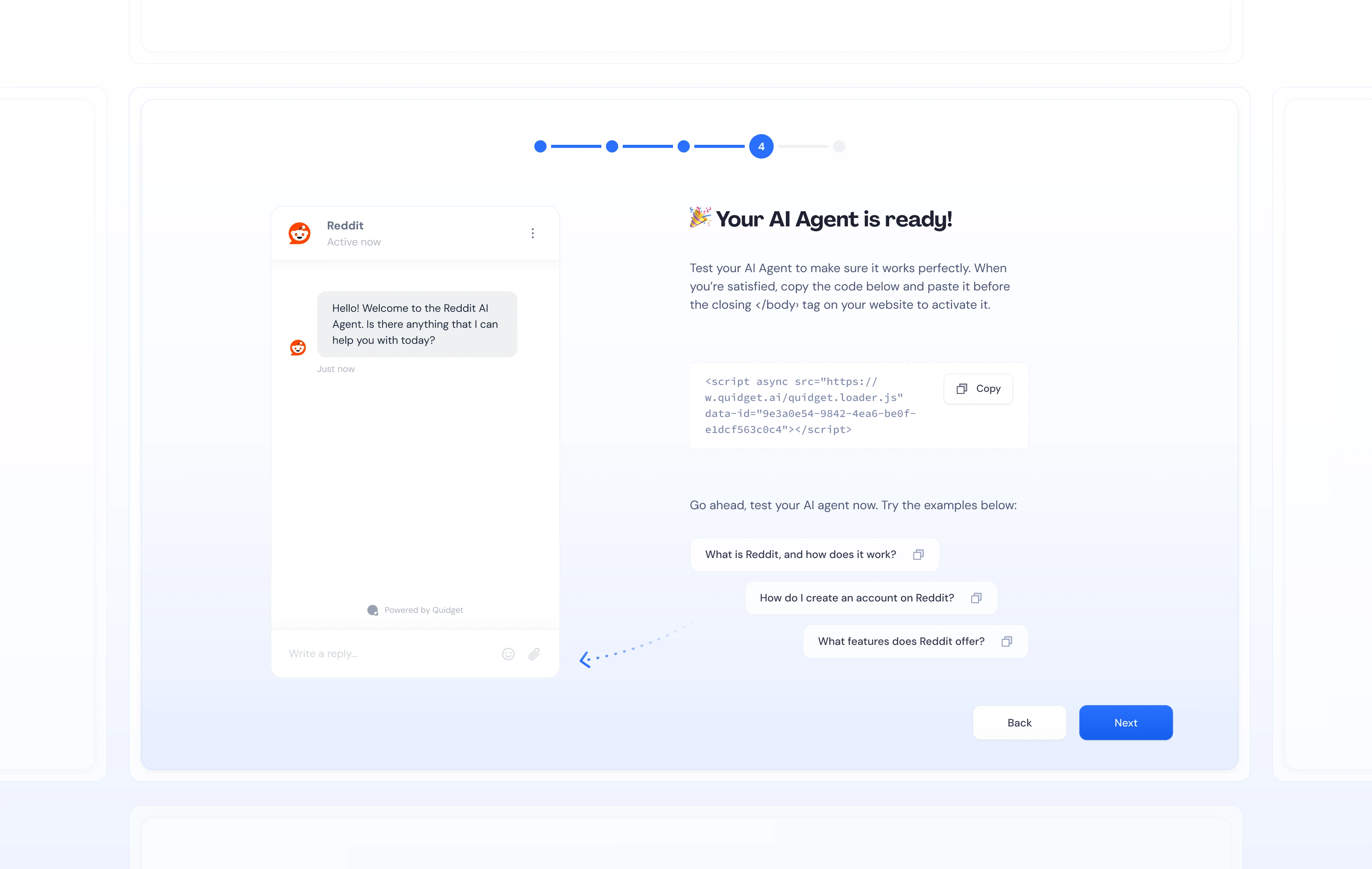 Your AI Agent is ready